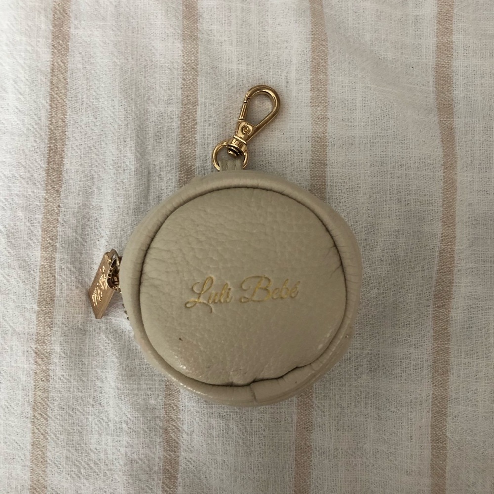 Luli Bebe Cream little coin purse